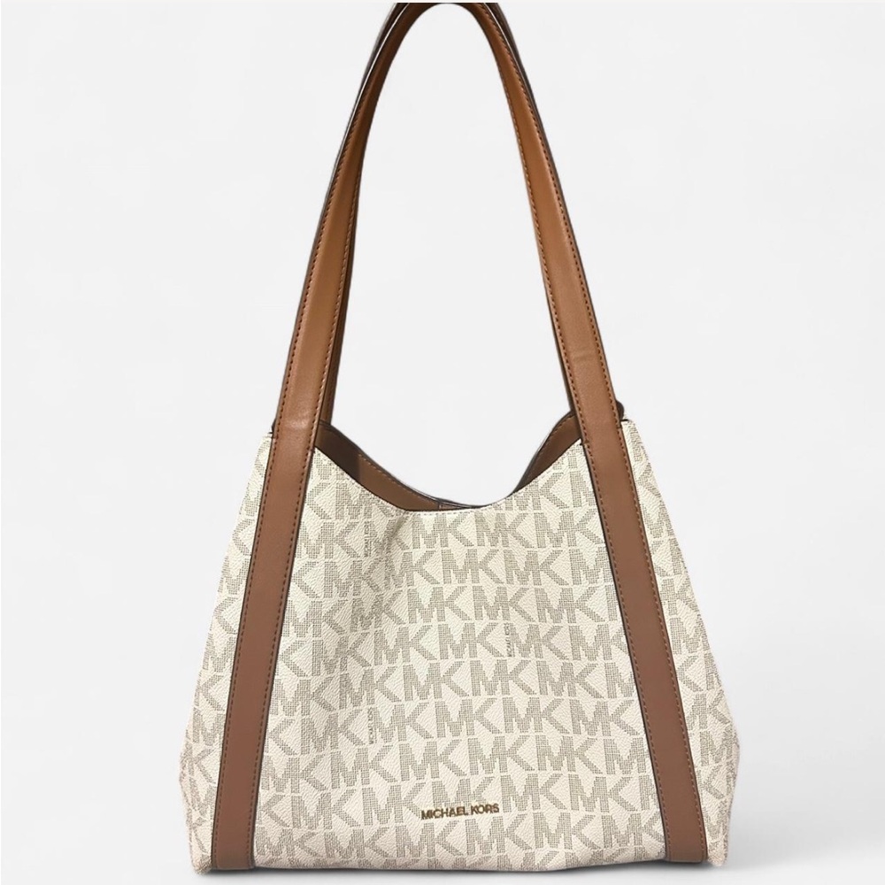 Michael Kors Rosemary Large Signature Logo Shoulder Bag